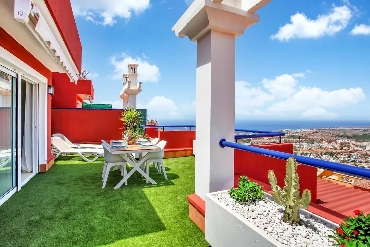 Wonderful View, Huge Terrace Solarium, Private Parking Lejlighed Costa Adeje  0*, Costa Adeje (Tenerife) Spanien